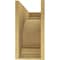 Ekena Millwork 12"W x 36"D x 24"H Classic Warren Rough Cedar Woodgrain TimberThane Corbel, Primed Tan CORUR12X36X24WARRCPR - alternate 3